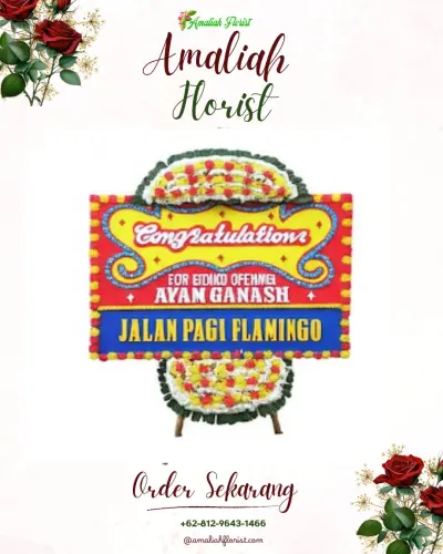 Bunga Papan Congratulation di Jolotigo
